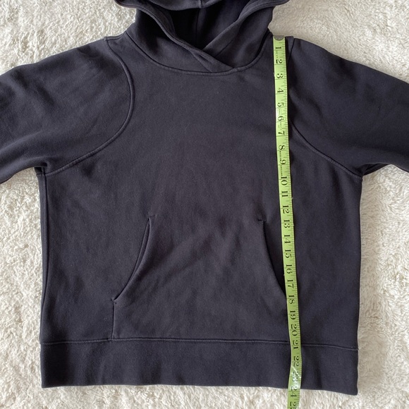 ❤️ Lululemon Loungeful Hoodie Black Size 8 - Picture 5 of 9